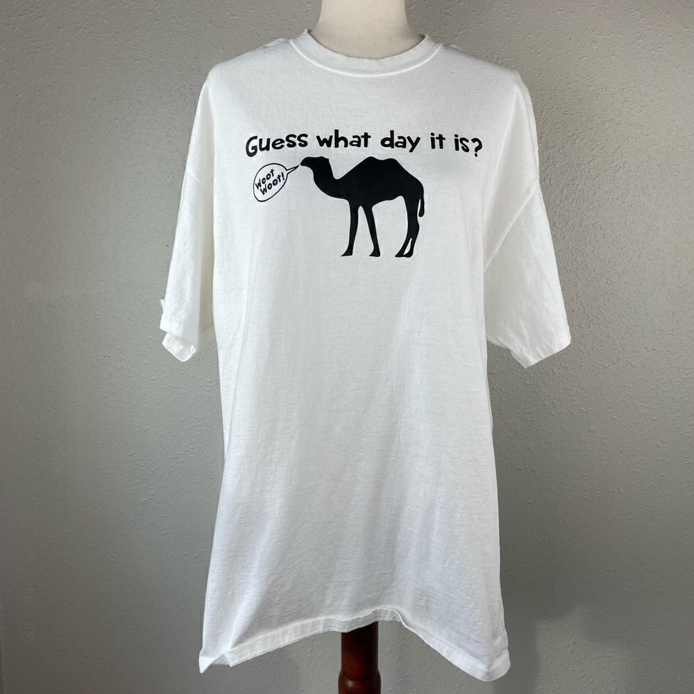 Port & Company Guess What Day It Is T-Shirt Size XL EUC